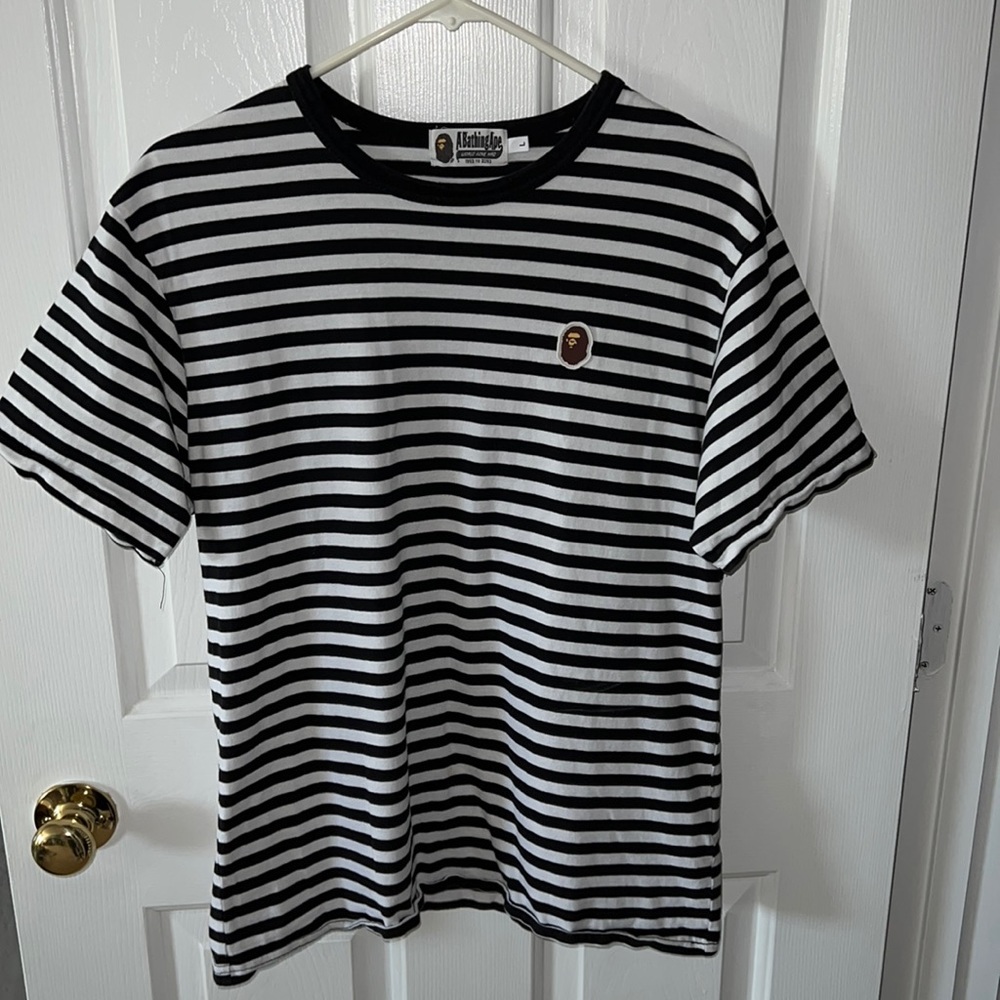 Striped Bape T-shirt